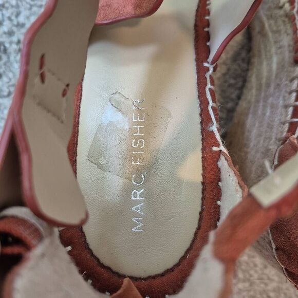 Marc Fisher Women's Size 9 Calita Wedge Sandals Platform Espadrille - Picture 6 of 11